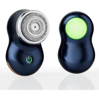 StarTech.com Elektrorasierer für Herren - Rotationsrasierer - Dreifachklingen - Nass- und Trockenrasur - USB-C-Laden - Pop-up-Trimmer - Schwarz