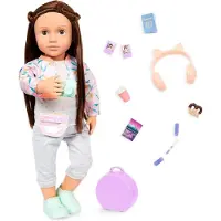 Our Generation Reese – bewegliche 46 cm-Puppe mit Reisezubehör