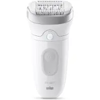 Braun Silk-epil 7 SE7-000 Epilierer - 1 Stück - kabellos - Nass &amp; Trocken - inkl. 2 Trimmeraufsätzen - Sensitiv-Abdeckung