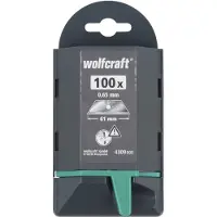 Wolfcraft GmbH 4309000, 100 Stück(e), 18,7 mm, 0,65 mm, 61 mm