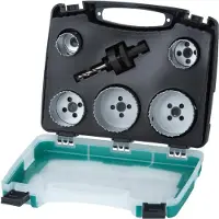 Wolfcraft 1 Lochsägen-Set BiM ø25,35,43,54,83mm