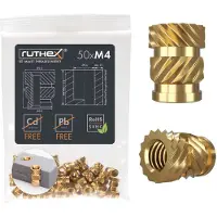Ruthex Ruthenium Schraube mit Gewinde RX- M4x8.1 GE-M4x81-001