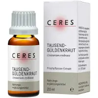 CERES Tausendgüldenkraut Centaurium eryth.Extrakt 20 ml Tropfen zum Einnehmen