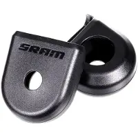 Sram Capucha A Negra Kurbelschützer 2 Einheiten Schwarz Schwarz One Size