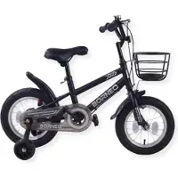 Buxibo - Kinderfahrrad für Jungen - Borneo - 12 Zoll - Schwarz