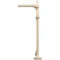 Keuco EDITION 11 Einhebel-Wannenmischer freistehend, Ausladung 291 mm, 51127030100, Farbe: Bronze gebürstet