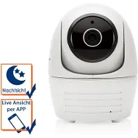 SecuFirst Drahtlose IP-Kamera Schwenk-/Neigbar 1080P Indoor CAM114