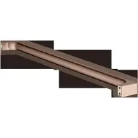 Keuco EDITION 11 Badetuchhalter 822 mm, verdeckte Befestigung, 11101290800, Farbe: rotgold gebürstet