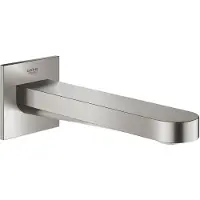 GROHE Plus Wanneneinlauf, Ausladung 168mm, 13404DC3, Farbe: Supersteel