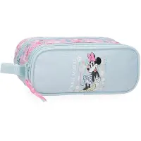 Disney Minnie Happy Federmäppchen, Federmäppchen für Kinder, aus Polyester, Drei
