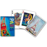Piatnik Kartenspiel Paris 54 Blatt, Rot und Schwarz