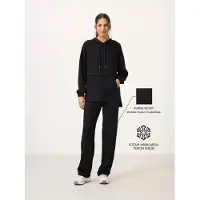 Tommy Life Oversized Kapuzenpullover und weit geschnittene Hosen Set