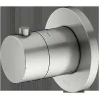 Keuco IXMO Thermostatarmatur Unterputz, Rosette rund, 59553060001, Farbe: Edelstahl-finish