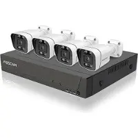 Foscam FN9108E-B4-2T, Kabelgebunden, Turret, RJ-45, Draußen, 4 mm, 6x