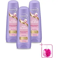 Unilever 3 x Andrélon Extra Glans Conditioner - 200 ml - Sparpackung - 3 Stücke