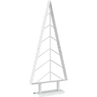 vidaXL Metall-Weihnachtsbaum mit Ständer KUOPIO 90 cm Stahl Weiß 42053986