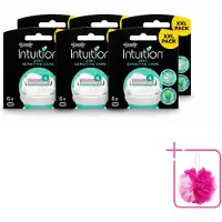 Wilkinson 6 x Intuition Sensitive Care Ersatzklingen für empfindliche Haut - Sparpackung - 6 Stücke
