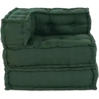 vidaXL Modulares Sofaelement Grün 70x70x54 cm Stoff