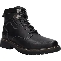 Josef seibel Stiefelette "Tinus 01, schwarz-kombi", Herren, Gr. 44, schwarz (schwarz, kombi), Schuhe Stiefelette