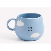 Egg back home Jumbotasse ''Cloud - Cat Dad'' in Hellblau - 500 ml - onesize