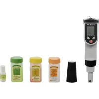 Voltcraft KBM-100 Kombi-måleapparat pH-værdi , Redox (ORP), Temperatur, Ledningsevne, Opløste dele (TDS), Salinitet