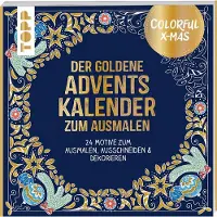 Sonstige Verlage Colorful Christmas - Der goldene Adventskalender zum Ausmalen