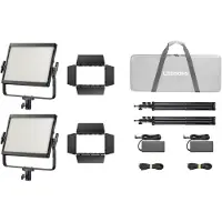 Godox LP1200R K2 Black Litemons RGB LED Light Panel 2 light kit