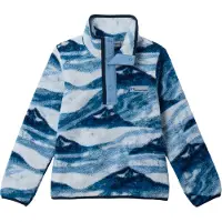 Columbia Youth Helvetia II Printed Half Snap Fleece rainy day summits tonal, rainy day (447) M