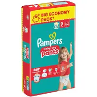Pampers Baby Dry Pants Gr. 9 Extra Large 19+kg Big Windeln Eco Pack 40 St