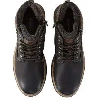 Tom Tailor 1580050002_46, Stiefel, Männlich, Schwarz, Reißverschluss, 3,6 cm, Thermoplastischer Gummi (TPR)