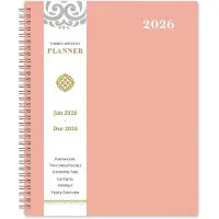 Famanu Monatsplaner 2024-2025 - 18 Monate mit Register und Tasche
