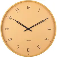 Karlsson - Wanduhr Stark - Gelb - Ø40cm