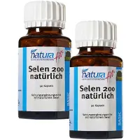 Naturafit Selen 200 natürlich Kapseln x2 2x90 St
