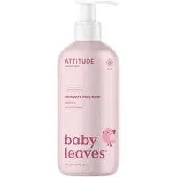 ATTITUDE Baby Leaves 2-in-1 Shampoo & Body Wash Zonder Parfum 473 ml Waschgel
