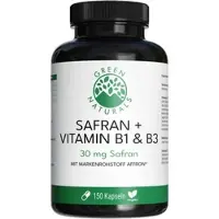 Green Naturals Safran 30 Mg+vitamin B1+b3 Veg.kps.