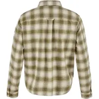 Fjall Raven - Kariertes Baumwollhemd – Damen – Övik Boxy Flannel Shirt - Övik Boxy Flannel Shirt W Green Chalk White für Damen aus Baumwolle - Größe M