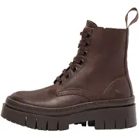 Art für Damen. 119531512003_012 Lederstiefeletten 1953 Amberes braun (38), 3 bis 5 cm, Reißverschluss, Lässig