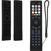 Kwmobile Cover für Hisense ERF2B38H / ERF2K38H /ERF2F38H Hülle - Passgenaues Remote Cover, Fernbedienung Hülle aus Silikon, TV Zubehör in Schwarz