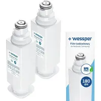 Dripio Wasserfilter Ersatz 2 Stück für Samsung DA97-17376B, Weiß
