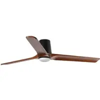 Faro DC Deckenventilator Heywood Tub L Schwarz mit LED 132