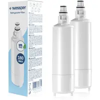 Dripio Wasserfilter für Kühlschrank, 2er-Pack, BPA-frei, kompatibel mit Panasonic
