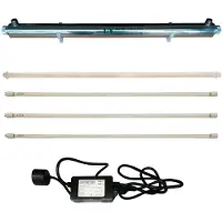 OEM UV-Wasserfilter 12 GPM, 55 W, mit 3 UV-Lampen, Edelstahl