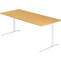Hjh OFFICE PRO XTRA XB 19 WW - Buche 180 x 80 höhenverstellbar