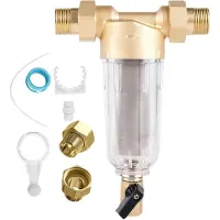 Dripio Wasserfilter, wiederverwendbar, 1 Zoll Rückspülfilter, Sedimentfilter