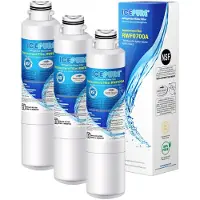 Dripio Wasserfilter 3er-Pack, kompatibel mit DA29-00020B, weiß