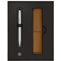 Cross jeans CROSS Geschenkset »Kugelschreiber Classic Century inkl. Lederetui mit Magnetverschluss braun
