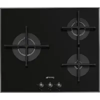 Smeg Glas-Kochfeld 3F-Brenner Weiß PV163B3