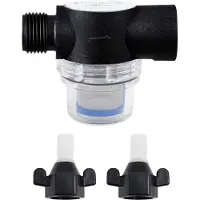 Dripio Wasserfilter mit Feinsieb, Edelstahl, für Pumpen und Wohnmobile