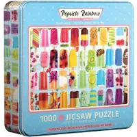 Eurographics Puzzle in Blechdose Nano Regenbogen 1000 Teile