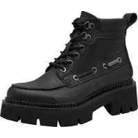 Tamaris Da.-Stiefel Glattleder schwarz